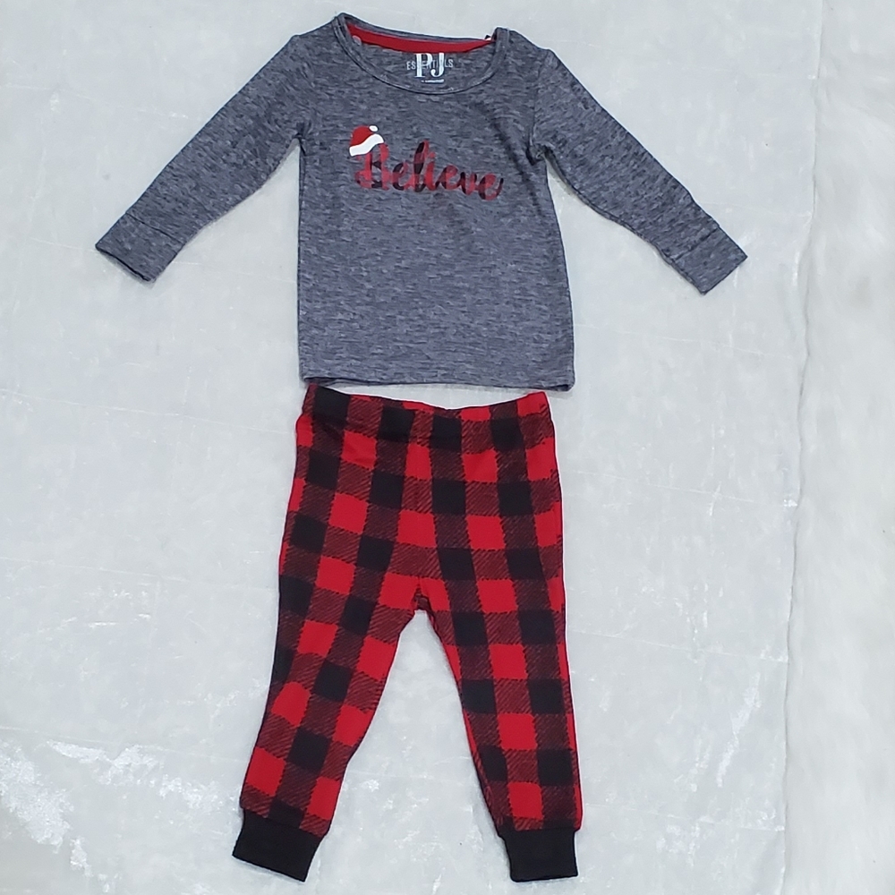 NWOT PJ Essentials Believe Baby Christmas Pajamas